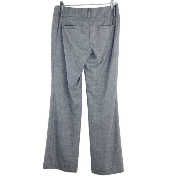 J.Crew City Fit Gray Lined Wool Blend Wide Leg Flare Pants Trousers size 2 - Picture 3 of 8
